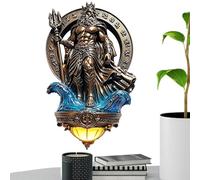 Statua della tomba, decorazione della casa con statua antica | Lampada da parete retrò per appartamento soggiorno corridoio ingresso corridoio