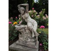 Statua Della Venere Alla Fonte Donzella Da Giardino Per Esterno In Cemento H 140