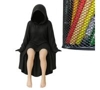 Statua delle Donne | Ornamento da Ufficio mascherato delle Donne | Resin Gothic Aesthetic Lady Figurina, misteriosa Piccola decorazione Moderna per la Camera da Letto a fuoco al