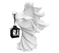 Statua Delle Streghe Con Lanterna - Scultura Di Lanterna Fantasma | Statua Fantasma Con Lanterna | Halloween Harz Höllenboten Sculpture Con Lampada A LED | Decorazione Per Le Vacanze Di Halloween Per