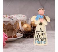 Statua di angelo con fiore Ornamento di angelo in resina Angelo che tiene un