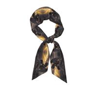 Statua di angelo in pietra Elegante sciarpa in raso per donna Sciarpa alla moda morbida e lucida con stampa all-over Versatile da indossare come fascia per capelli o cravatta per appuntamenti e fot