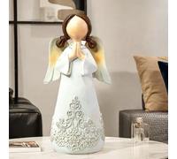 Statua di angelo, scultura in resina creativa per regalo di compleanno,