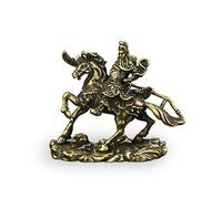 Statua di Bronzo del Cavallo di Guan Gong, Decorazione in Bronzo, nessun Dio della ricchezza, Statua di Guan Yu, Statua di Guan Erye, Decorazione del Buddha da Ufficio.