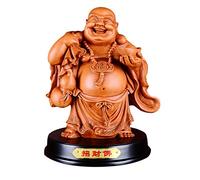 Statua di Buddha che ride - Feng Shui Maitreya ricchezza dio figura per casa e ufficio - ornamento prosperità, regalo di buona fortuna, decorazione zen