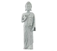 Statua di Buddha da esterno in pietra di resina, abbellisce il giardino e le aree interne (B)