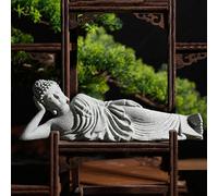 Statua di Buddha Figurina da collezione Gesto dormiente Buddha per la
