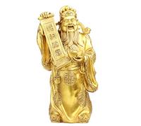 Statua di Buddha in Bronzo Dio della Fortuna Decorazione Ufficio Dio della ricchezza Statue Feng Shui Decorazioni per la casa Soggiorno Il miglior Regalo per l'apertura Aziendale Giardino d