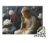 Statua di Buddha Jigsaw Puzzle 1000pcs (75x50cm) Adulti Loto Puzzle Gioco EduGattoivo Decorazioni Per La Casa
