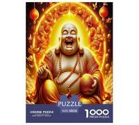 Statua di Buddha Jigsaw Puzzle Impossibili 1000 Pezzi Cultura Zen Decorazione Per La Casa. Rilassamento E Intelligence Per Adulti E Ragazzi Da 14 Anni 38x26cm/1000pcs