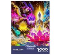 Statua di Buddha Jigsaw Puzzle Impossibili 1000Pcs Cultura Zen Decorazione Per La Casa. Giochi Rilassamento E Intelligence Per Adulti E Ragazzi Da 14 Anni 38x26cm/1000pcs