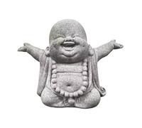 Statua di Buddha Meditating Figurine Ornamento per animali da tè per desktop