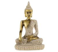 Statua di Buddha, Mini Statua di Buddha in Arenaria Statuetta in Arenaria Intagliata a Mano Artigianato 11x6,5x3,8 Cm Statua di Buddha Scultura Decorazione Domestica