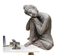 Statua di Buddha per esterni | Statuetta buddista - Ornamento spirituale Zen per la decorazione della casa ufficio luogo di meditazione