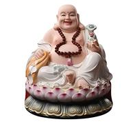Statua Di Buddha Per Interni Ruyi Statua del Buddha Maitreya Pancia Grande Buddha che ride Buddha fortunato Ornamento Dio della ricchezza Protezione della famiglia Che custodisce la decorazione Zen St