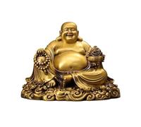 Statua Di Buddha Per Interni Sala Buddista Domestica Dedicata Agli Ornamenti Interamente In Rame Dell'ufficio, Del Soggiorno, Dell'ingresso, Degli Ornamenti Decorativi Del Buddha Che Ride Statua Di Bu