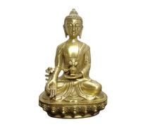 Statua Di Buddha Per Interni Sculture fatte a mano Statue di Buddha in bronzo Sculture Feng Shui for soggiorni e sale studio Come decorare il tuo ufficio Statua Di Buddha In Meditazione Statuetta Scul