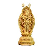 Statua di Buddha Piccola, Scultura in Legno da Tavolo Meditazione Statua di Buddha Ornamenti Guanyin dalle Mille Mani
