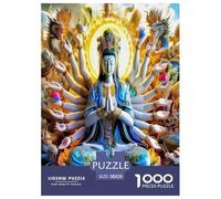 Statua di Buddha Puzzle 1000 Pezzi Rompicapo Per Adulti E Bambini Fiore di Loto Multicolore Perfetto Impossibile Creativo Colorato Giocattolo Regalo Giocattol Size_name>