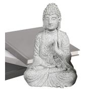 Statua di Buddha - Statua di Buddha cinese Zen | Statue di Buddha per la decorazione domestica | Ornamento seduto di scultura di Buddha, artigianato paesaggistico, statuetta di Buddah Buddah per