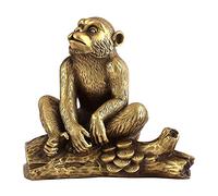 Statua di Buddha Statua Feng Shui Zodiaco Scimmia Decorazione di Buon Auspicio Decorazione Artigianale per La Casa Ottone Squisita Fattura Miglior Regalo di Inaugurazione della Casa Statua da Meditaz