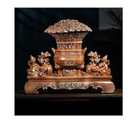 Statua di Buddha Statua Fengshui per ricchezza e Fortuna, Scultura Simbolo di Fortuna, Ornamento da Tavolo in Resina per Ornamenti per Ufficio Domestico Decorazione Feng Shui (Colore : B-1)