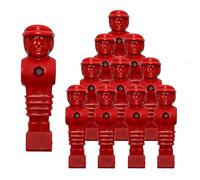 Statua di calcio MasterCup Tournament, statuetta Soccerer per giocatori professionisti, adatta a tutte le barre da tavolo con diametro di 16 mm, superficie del piede scanalata, robusta, set da 11