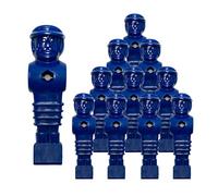 Statua di calcio MasterCup Tournament, statuetta Soccerer per giocatori professionisti, adatta a tutte le barre da tavolo con diametro di 16 mm, superficie del piede scanalata, robusta, set da 11