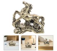 Statua di cavalli Feng Shui cinese - Statuina di cavallo in ottone per il