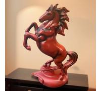 Statua di cavallo che attira fortuna e ricchezza, ornamento per la