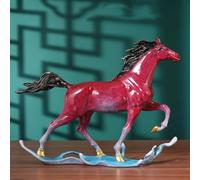 Statua di cavallo dello zodiaco cinese, decorazione in ottone Feng Shui per casa e ufficio, mascotte del capodanno lunare 2026, simbolo di prosperità e buona fortuna