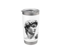 Statua di David di Michelangelo Bicchiere termico in acciaio inox doppia parete