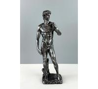 Statua di David Michelangelo, 11.8in / 30 cm, statua greca, scultura artistica (argento)