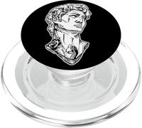 Statua di David x Tatuato x Triste x Rose Blackwork PopSockets PopGrip per MagSafe