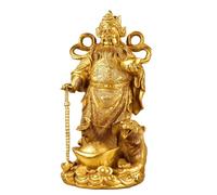 Statua di Dio in Ottone per Decorazioni per la casa Feng Shui, Scultura Cinese di Dio della ricchezza Caishen, in Ottone, Fengshui, prosperità, fortun