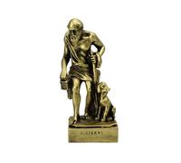 Statua di Diogene di Sinope, Scultura Greca Antica, 14,50 cm, Bronzo