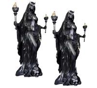 Statua Di Ecate Niktipolos, La Strega Della Notte, Ecate Phōsphoros, Portatrice Di Luce O Stella Del Mattino, Dea Greca Della Magia Con I Cani, Statuetta Gotica Di Halloween In Resina Per La Casa B