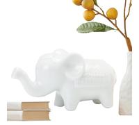 Statua Di Elefante Decorazione Casa | Scultura Realizzata In Ceramica,Statuette Di Elefante Per E - Per Il Soggiorno La Sala Della Famiglia La Fattoria Le Feste Il Vassoio A Livelli E L'Esterno