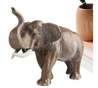 Statua Di Elefante | Modello Educativo Elefante Asiatico,Scultura Decorativa per Primo Apprendimento per Camera da Letto Soggiorno Biblioteca Sala da Pranzo