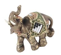 Statua di elefanti portafortuna Figurina Lucky Feng Shui Lucky Home Car Shelf Decorazione Decor(Medium)