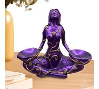 Statua di Gaia, 11 cm, statua di dea della terra madre, statua di dea della terra protable, scultura in resina della dea della Madre Terra, leggera, intagliata a mano, ornamento per madri, altare