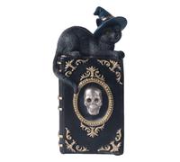 Statua Di Gatto Strega, Decorazione Artigianale Di Halloween Per
