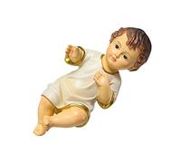 Statua Di Gesù Bambino Natività Figurine Dipinte Sculture Religiose Natale Presepe Mangiatoia Pezzo Per La Stagione Natalizia Decorazione Cristiana 15 Cm