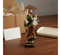 Statua di Gesù Decorazione Devozionale Statua Religiosa in Resina per Cristiani