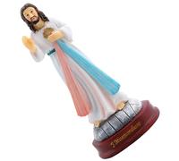 Statua di Gesù in resina Desktop in resina Statua a forma di Gesù Chiesa