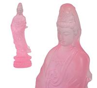Statua di Guan Yin, Quan Yin, Kwan Yin nel vento, statua del Buddha di Kuan Yin, statua meditante zen, dea della misericordia e compassione nel vento, fatta a mano per meditazione, yoga, Zen spirituale Feng Shui Decor