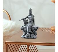 Statua Di Guanyin In Resina Grigia Per Accessori Per La Pratica Spirituale