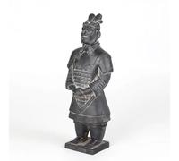Statua di guerrieri in terracotta Qin, autentica scultura di soldato cinese in argilla, statuetta artistica decorativa per la casa, collezione unica della dinastia Qin, regalo storico