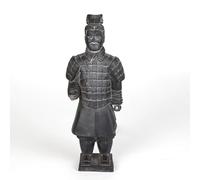 Statua di guerrieri in terracotta Qin - autentiche sculture cinesi in argilla, modelli d'arte di antichi soldati, decorazioni per la casa uniche, figure storiche da collezione, esposizione del