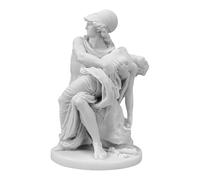 Statua di Marte e Venere - Scultura greca in marmo fuso divinità romana 19 cm | Fatto a mano in Grecia | Amore mitologico e arte di guerra